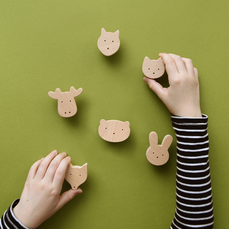 Woodland animal pulls for nursery drawers