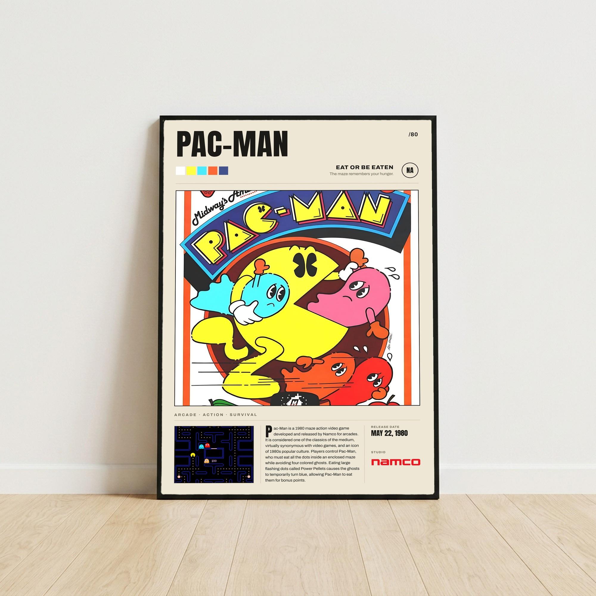 Pac man poster - Etsy 日本
