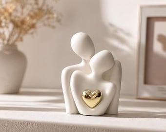 Ceramic Couple Sculpture