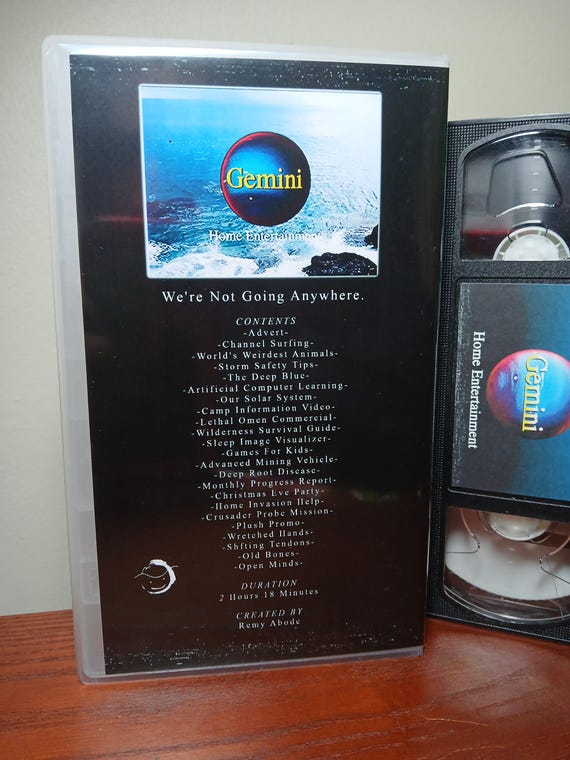 Gemini Home Entertainment - Custom VHS - Etsy