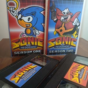 Sonic The Hedgehog - Complete Series 2-VHS set