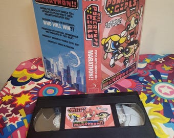 Powerpuff Girls Marathon WOC VHS Custom
