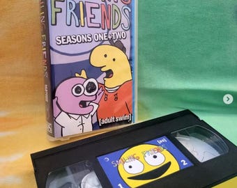 Smiling Friends Seasons 1 + 2 Adult Swim Custom VHS