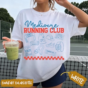 Runner Retro Shirt, Funny Running Club Tee, Mediocre Running Club, Gift for Marathoners, Gift for Men Women, Marathon Tank Top, Jogging