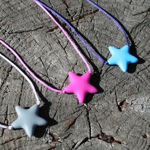 Sensory Necklace with Star Pendant