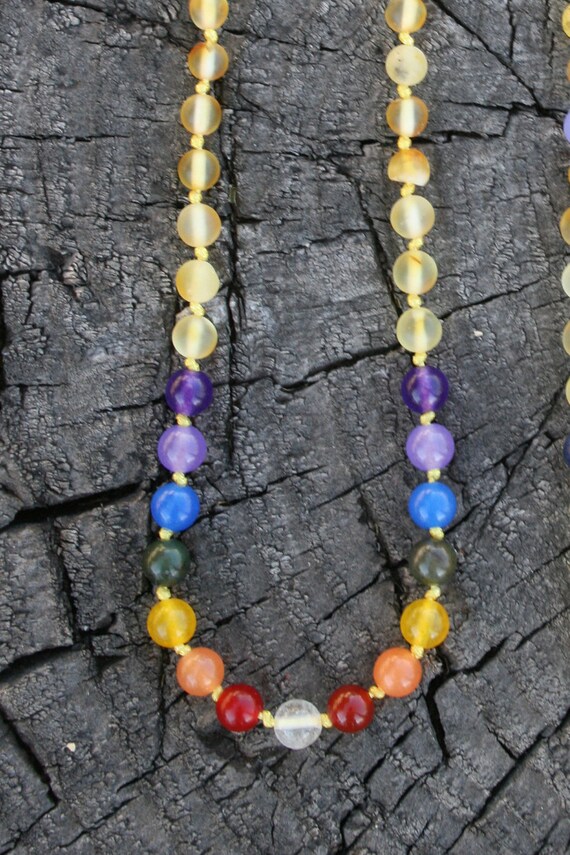 amber love teething necklace