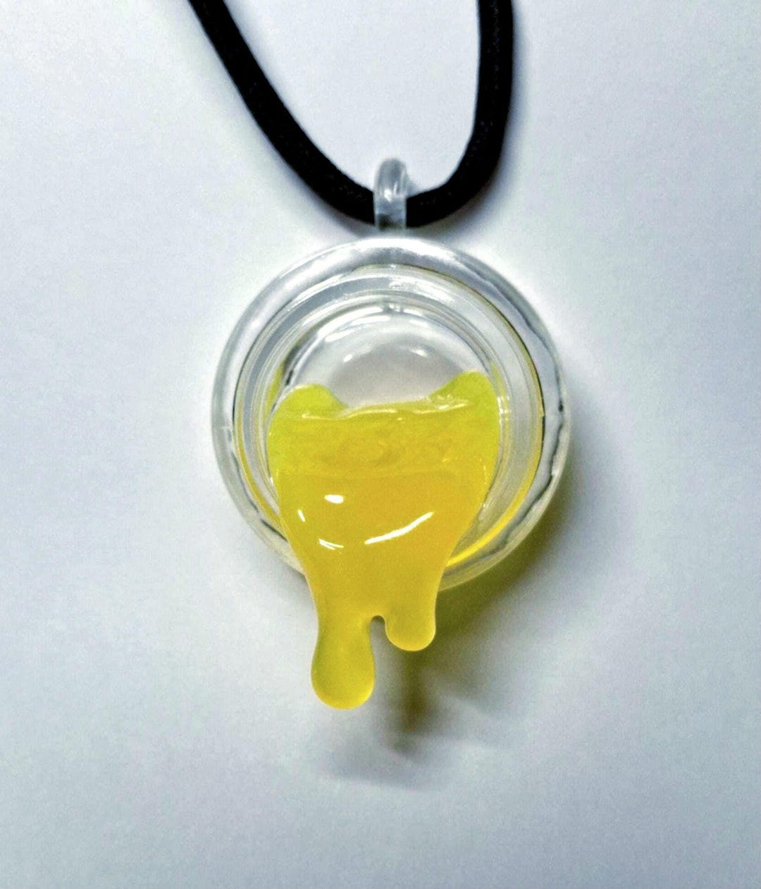 Glow in the Dark Dripping Dab Pendant - Etsy