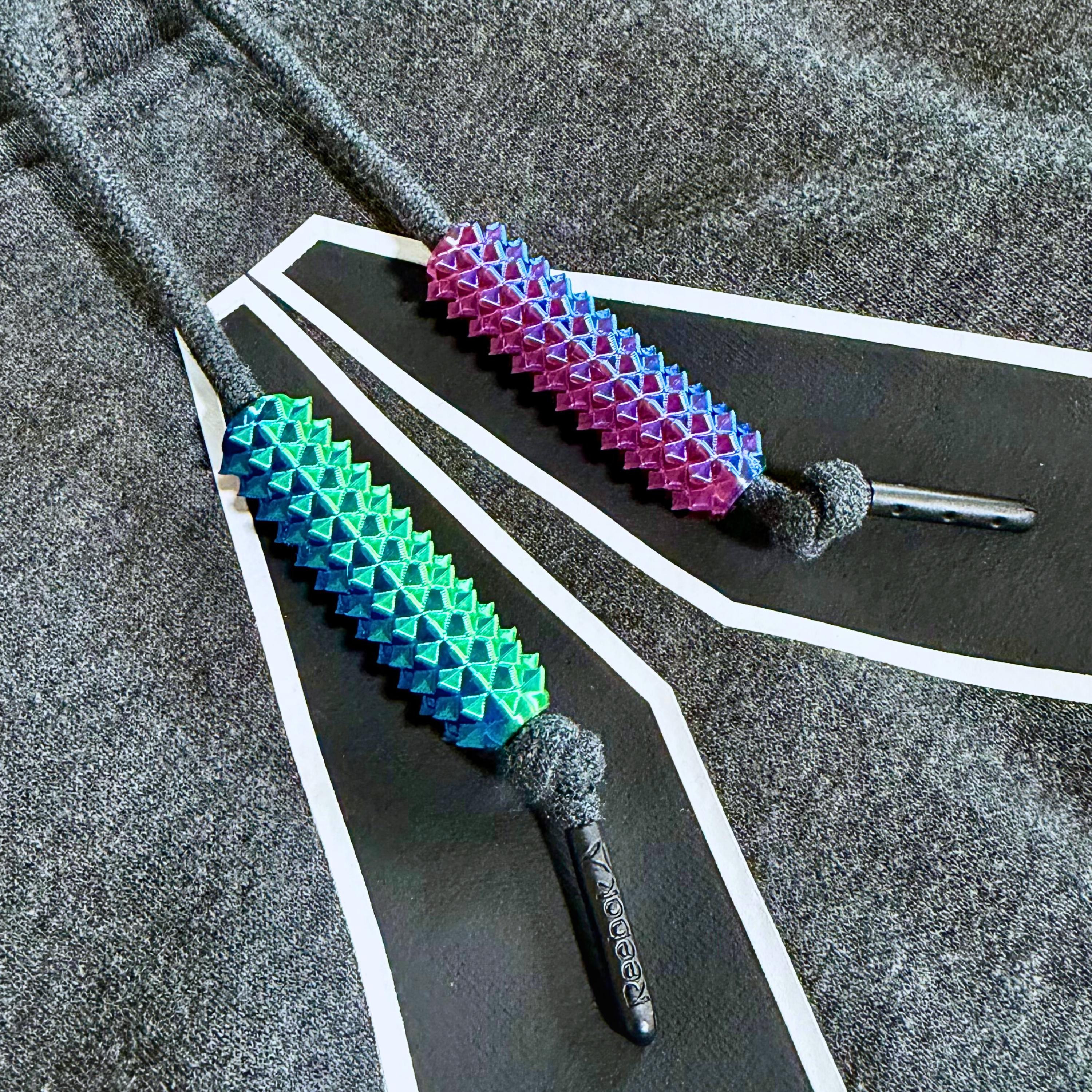 Spiky Roller Fidget – Textured Hoodie String & Shoelace Accessory ...