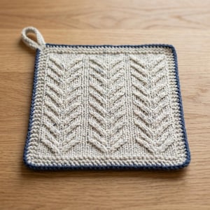 Chevron Crochet Pot holder Pattern PDF Step By Step