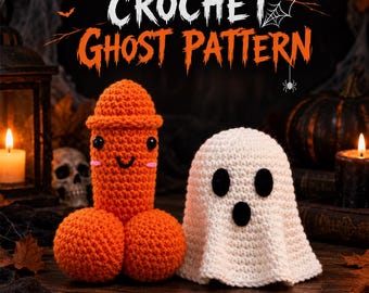 Halloween Crochet Ghost & Pumpkin Amigurumi Pattern (PDF)