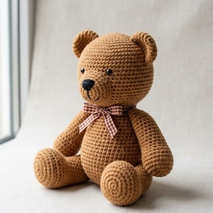Haakpatroon honingbeer | Zelfstudie teddybeeramigurumi (pdf-download)