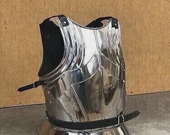 Mittelalterlicher Ritter Stahl Kostüm Brustpanzer Krieger LARP Körperschutz Halloween Geschenk