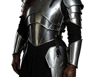 Lady Mittelalter Ritter Halbkörper Rüstung Stahl Cuirass LARP Cosplay SCA Rüstung
