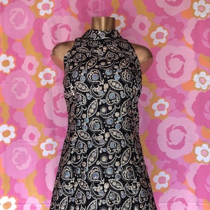 sz 2 4 sparkly black and gold brocade sleeves high neck party dress holiday cocktail new years