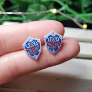 Puces d'oreilles Hylian Shield||Cadeau LOZ.