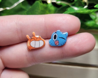 Cartoon themed earrings