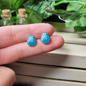 Pixel Diamond Stud Earrings | Video Game Jewelry