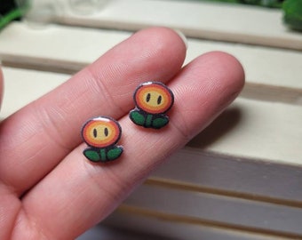 90's video game stud earrings