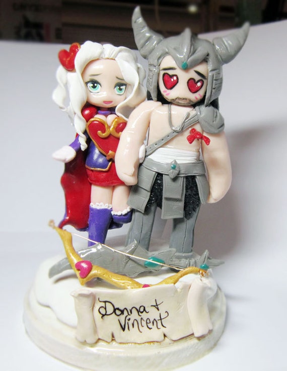 League Of Legends Wedding Cake Topper Personnalisable Avec Etsy