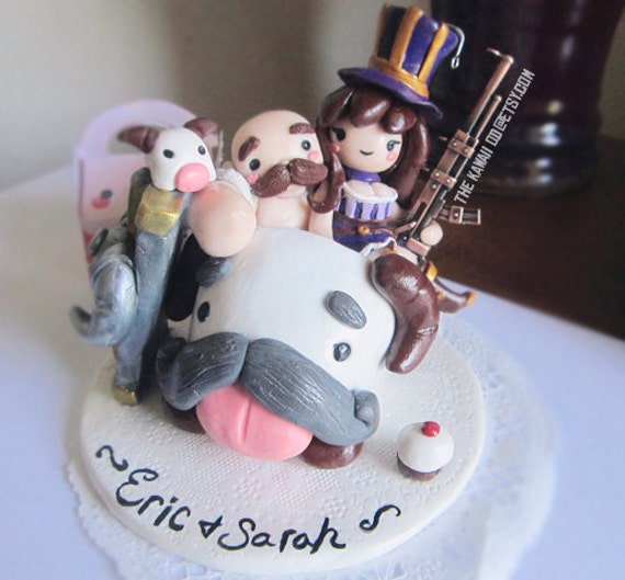League Of Legends Wedding Cake Topper Personnalisable Avec Etsy