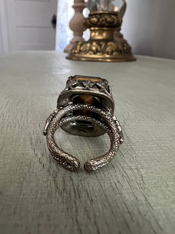 Deep green dream rhinestone ring! - image 7