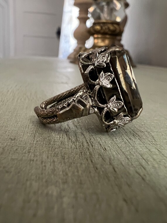 Deep green dream rhinestone ring! - image 6