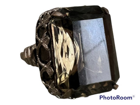 Deep green dream rhinestone ring! - image 1