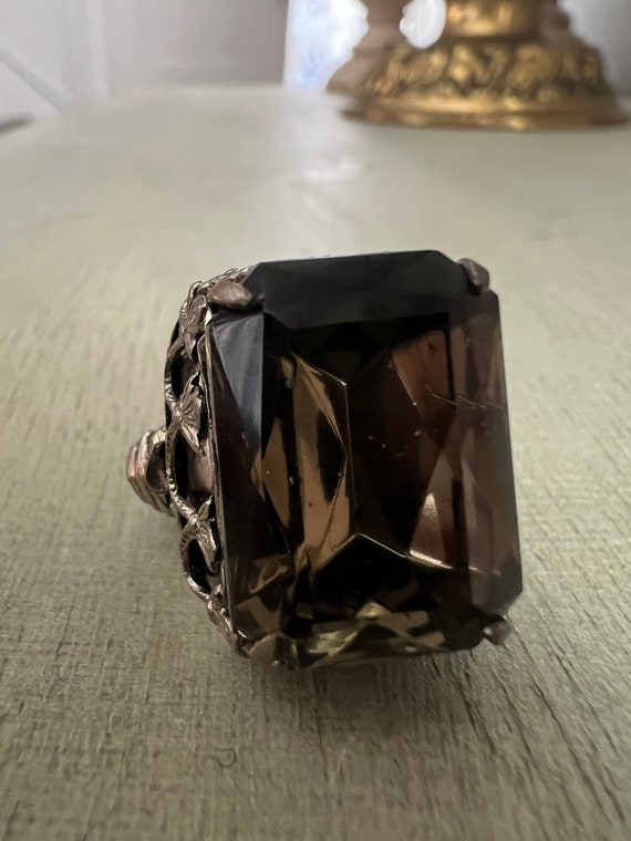 Deep green dream rhinestone ring! - image 8