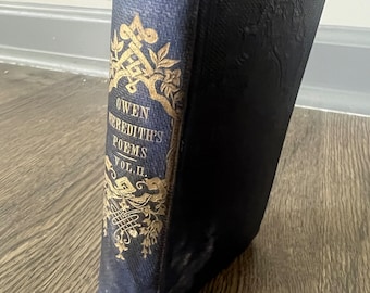 1864 Owen Meredith’s Poems book