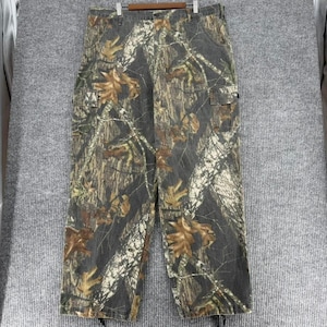Vintage Mossy Oak Field Staff camo cargo pants men's size 42 hunting outdoor image 1