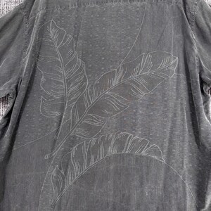 Vintage Tommy Bahama silk camp shirt men's XXL loop collar Hawaiian resort image 3
