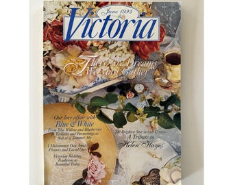 Victoria Magazine June 1993 There Are Dreams We Must Gather Jenny Walton