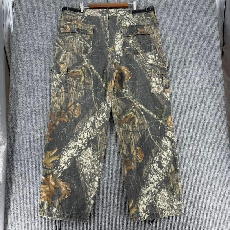 Vintage Mossy Oak Field Staff camo cargo pants men's size 42 hunting outdoor image 2
