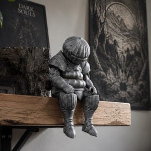 Figurine de Siegmeyer de Catarina, Décoration Dark Souls, Statue du Chevalier Oignon, Cadeau pour joueur de Dark Souls, Cadeau pour gamer