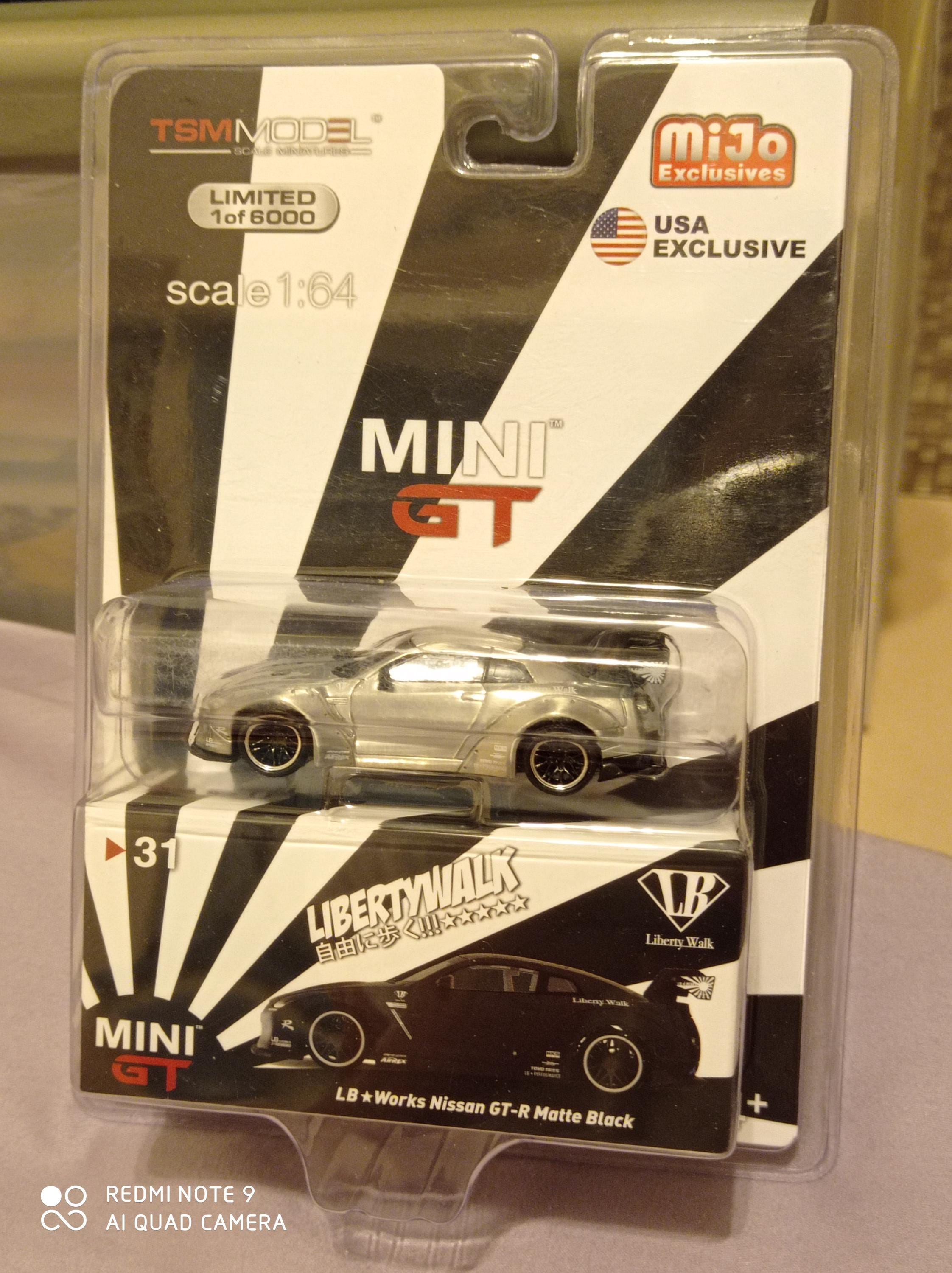 おもちゃ MINI GT LBWK Nissan GT-R Matte Black 31