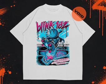 Blink 182 Graphic Shirt, California Album Smiley Tee, Pop Punk Band Fan Merch