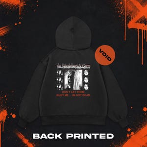 Sudadera con capucha estampada de Suicideboys, sudadera "Don't Let Them Bury Me", merchandising para fans del rap oscuro.
