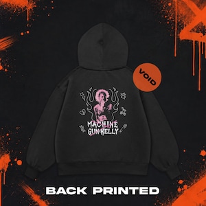 Machine Gun Kelly Graphic Hoodie, Tickets To My Downfall Sweatshirt, Pop Punk Fan Merch