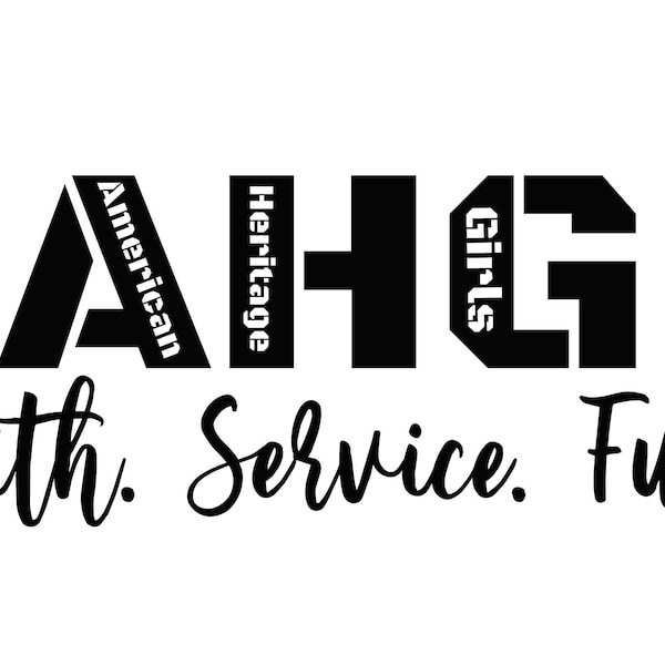 American Heritage Girls Faith Service Fun SVG/PNG Instant Download