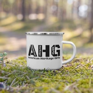 American Heritage Girls Enamel Mug