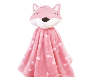pink fox security blanket