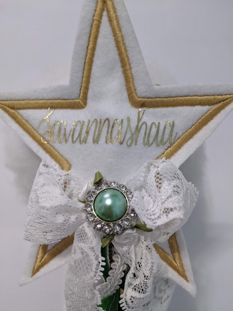 flower girl fairy wands personalized fairy wands Girls Fairy Wands fantasy play fair wands photo prop fairy wands Emerald Green