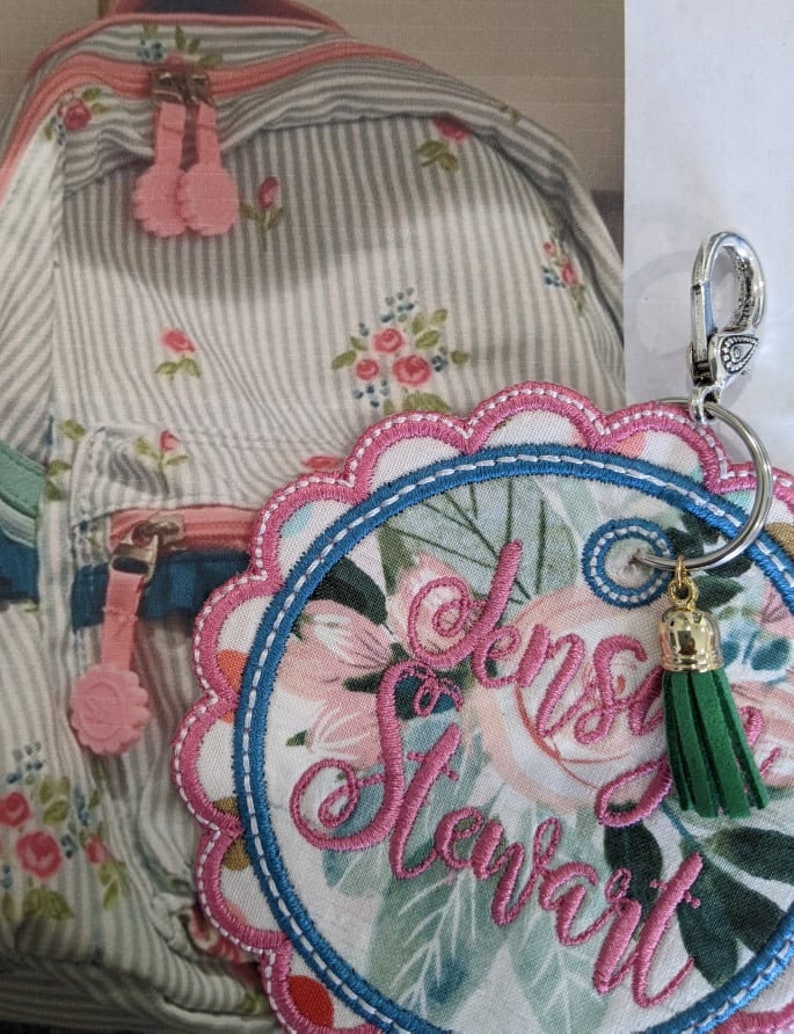 Backpack Name Tag Let Us Match Your Backpack. We Can Etsy