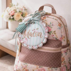 Personalized Backpack Tag: Custom Embroidered Name Tag, we can match any backpack.