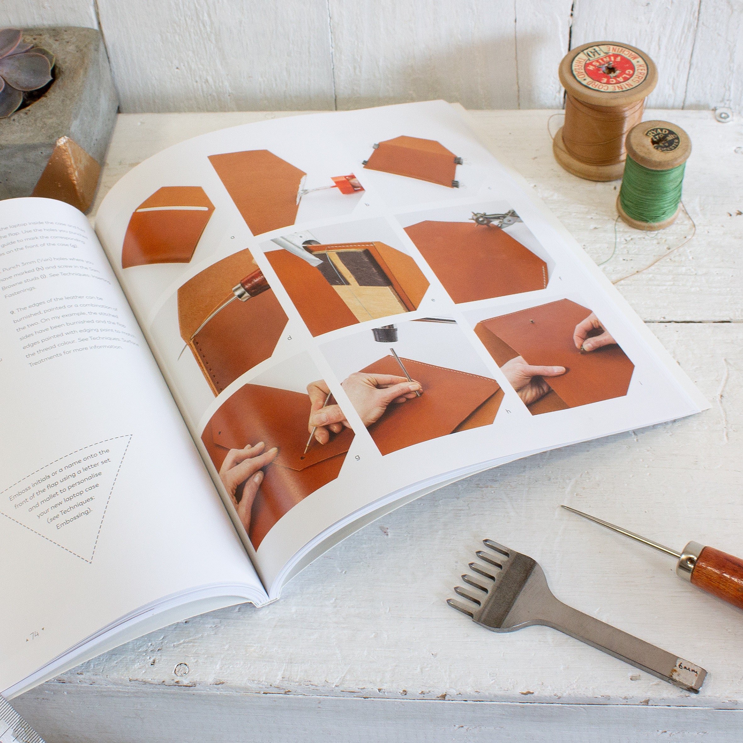 Sew Luxe Leather Craft Book of 20 Project Ideas by Rosanna Etsy