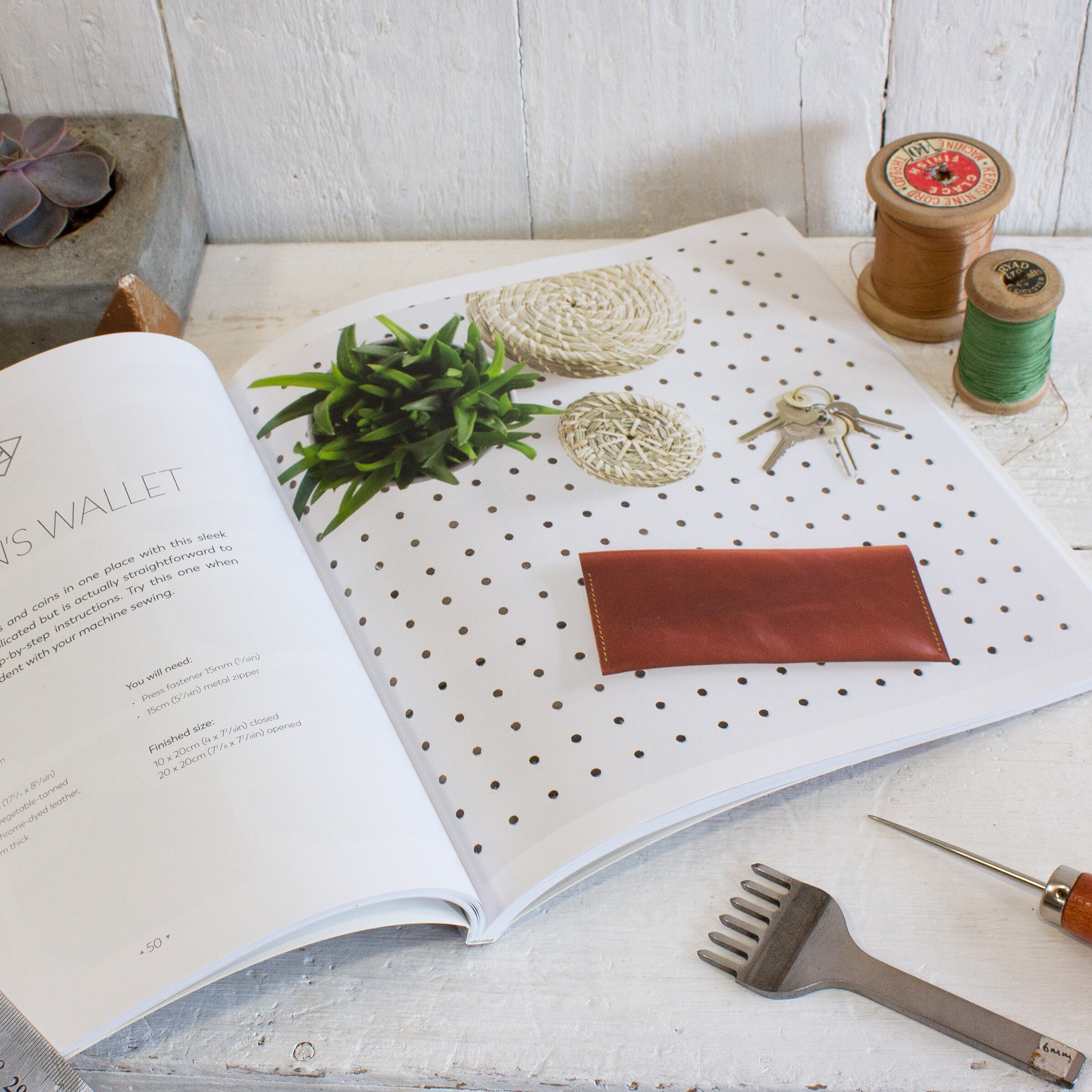 Sew Luxe Leather Craft Book of 20 Project Ideas by Rosanna Etsy