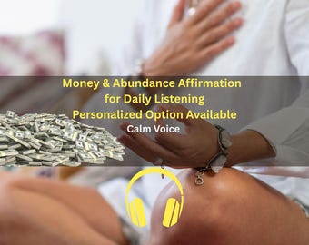 Money Affirmation Audio for Daily Listening | Personalized Manifestation (MP3 Download)