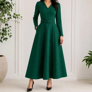fit and flare emerald green dress Color:As Pictured(Pink) Momyknows Striped Ruched Puff eyelet jackets Velvet creating a feminine silhouette