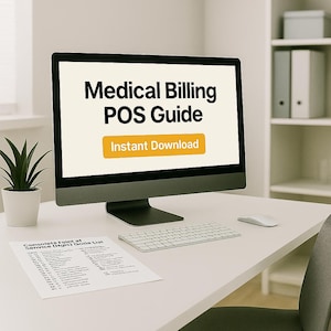 Leitfaden für die medizinische Abrechnung (POS) – PDF | Liste der Ortscodes | Referenz für die Versicherungsabrechnung | Sofort-Download