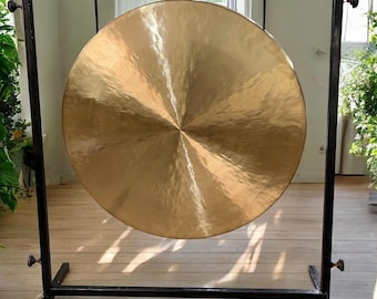 Autentyczny tybetański gong | Instrument leczniczy z 7 świętych metali